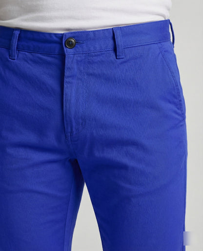 Pantaloni Uomo Slim Fit Elastici Casual