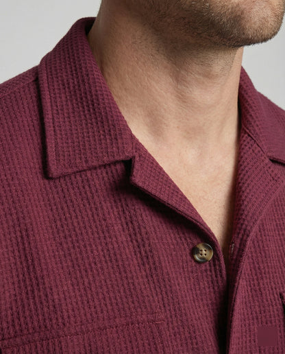 Camicia Uomo Manica Corta con Tasche sul Petto