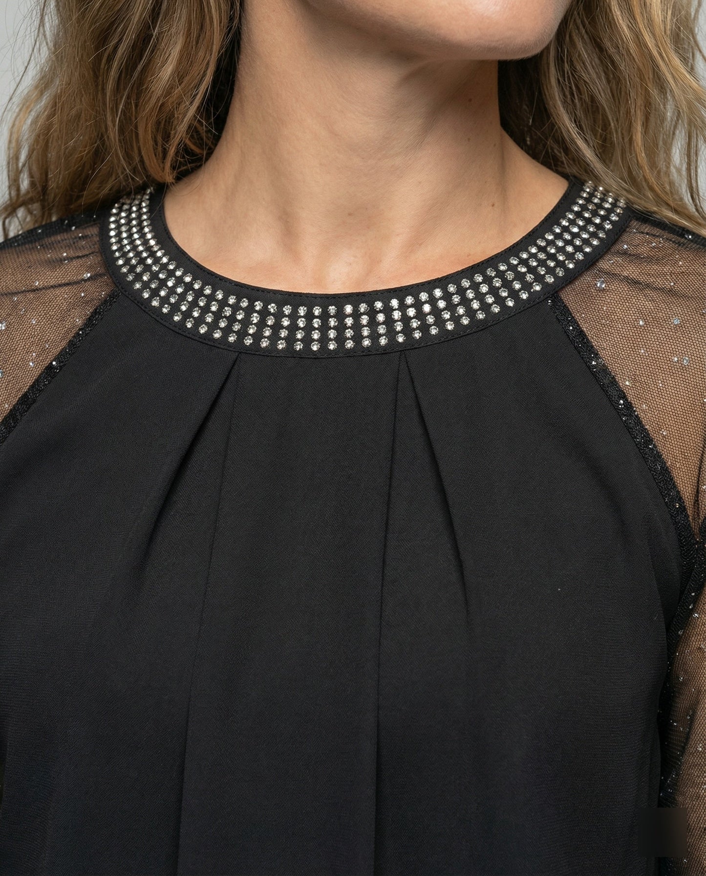 Blusa Donna Manica Lunga Elegante