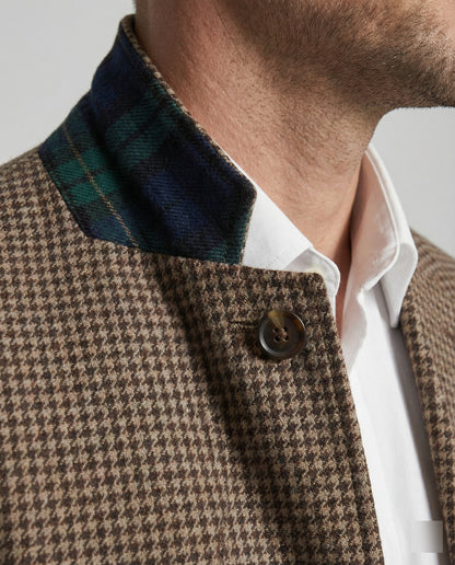 Giacca Uomo Slim Fit Motivo Pied de Poule