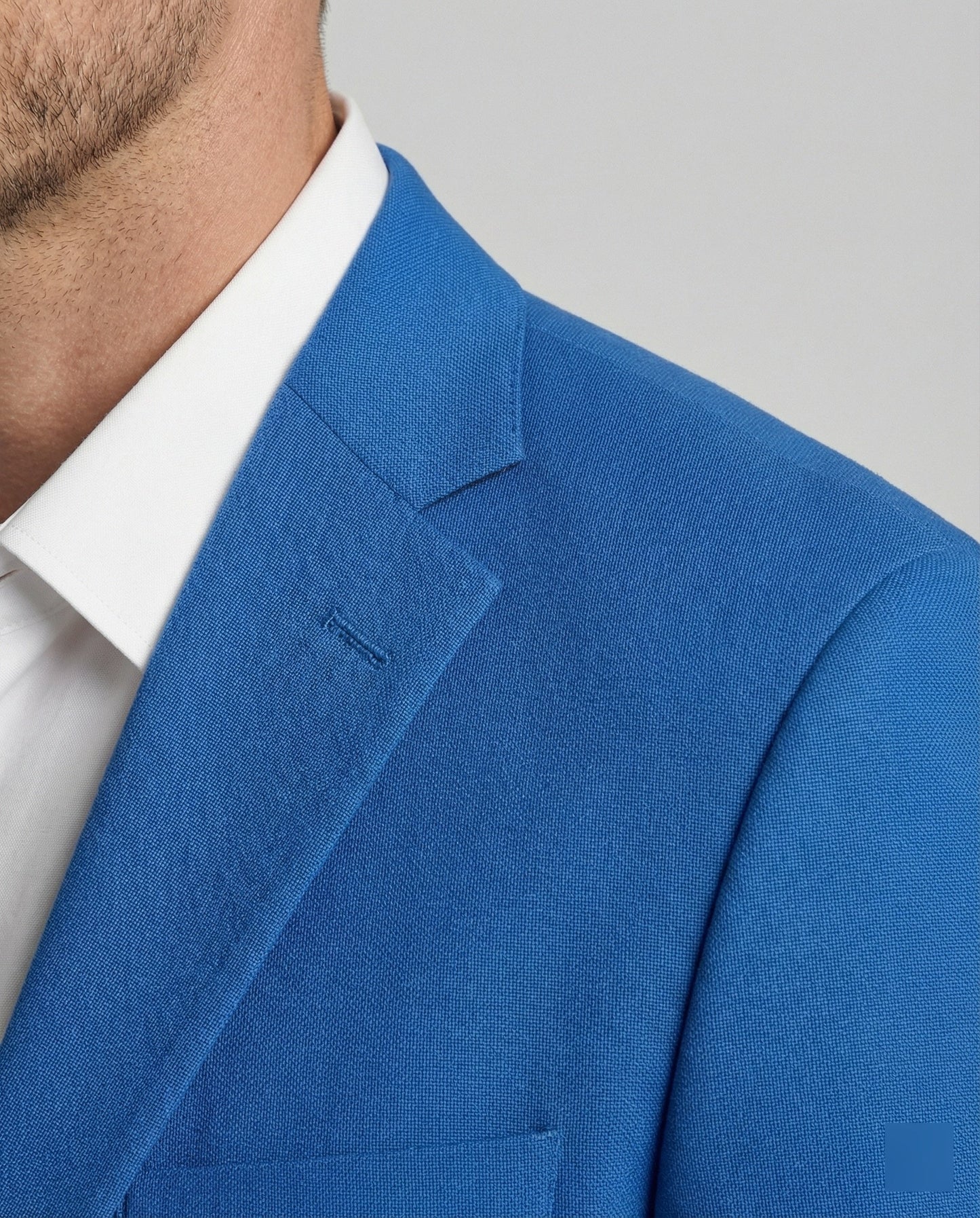 Blazer Uomo in Tessuto Strutturato Classico