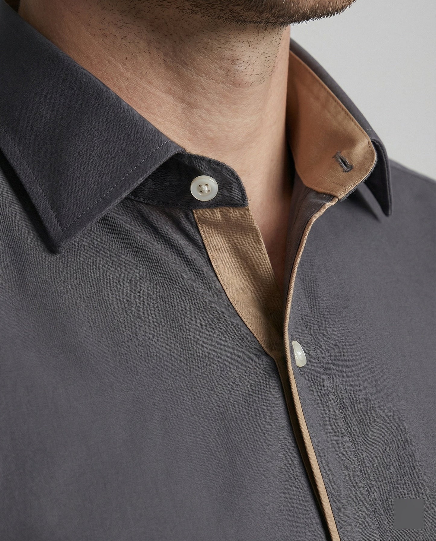 Camicia Uomo Classica Manica Lunga Autunnale