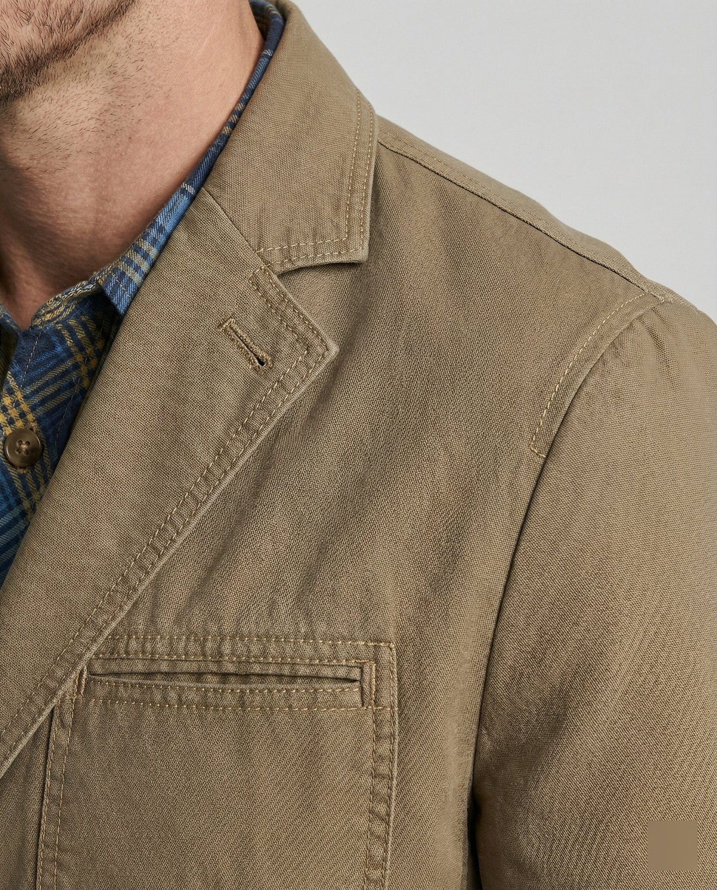 Blazer Uomo Cotone Vestibilità Comoda