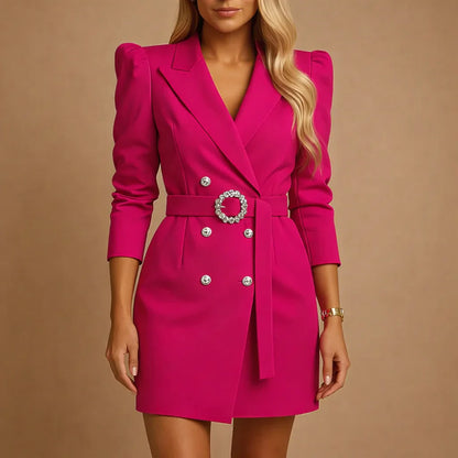 Abito Blazer Donna con Cintura Elegante
