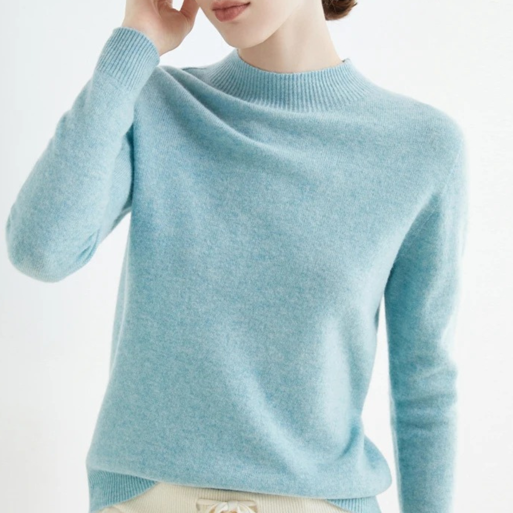 Maglione Donna in Cashmere Morbido Girocollo Invernale