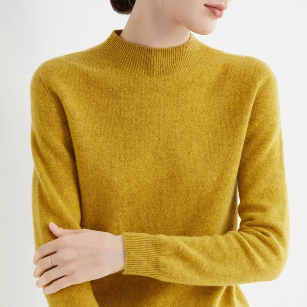 Maglione Donna in Cashmere Morbido Girocollo Invernale