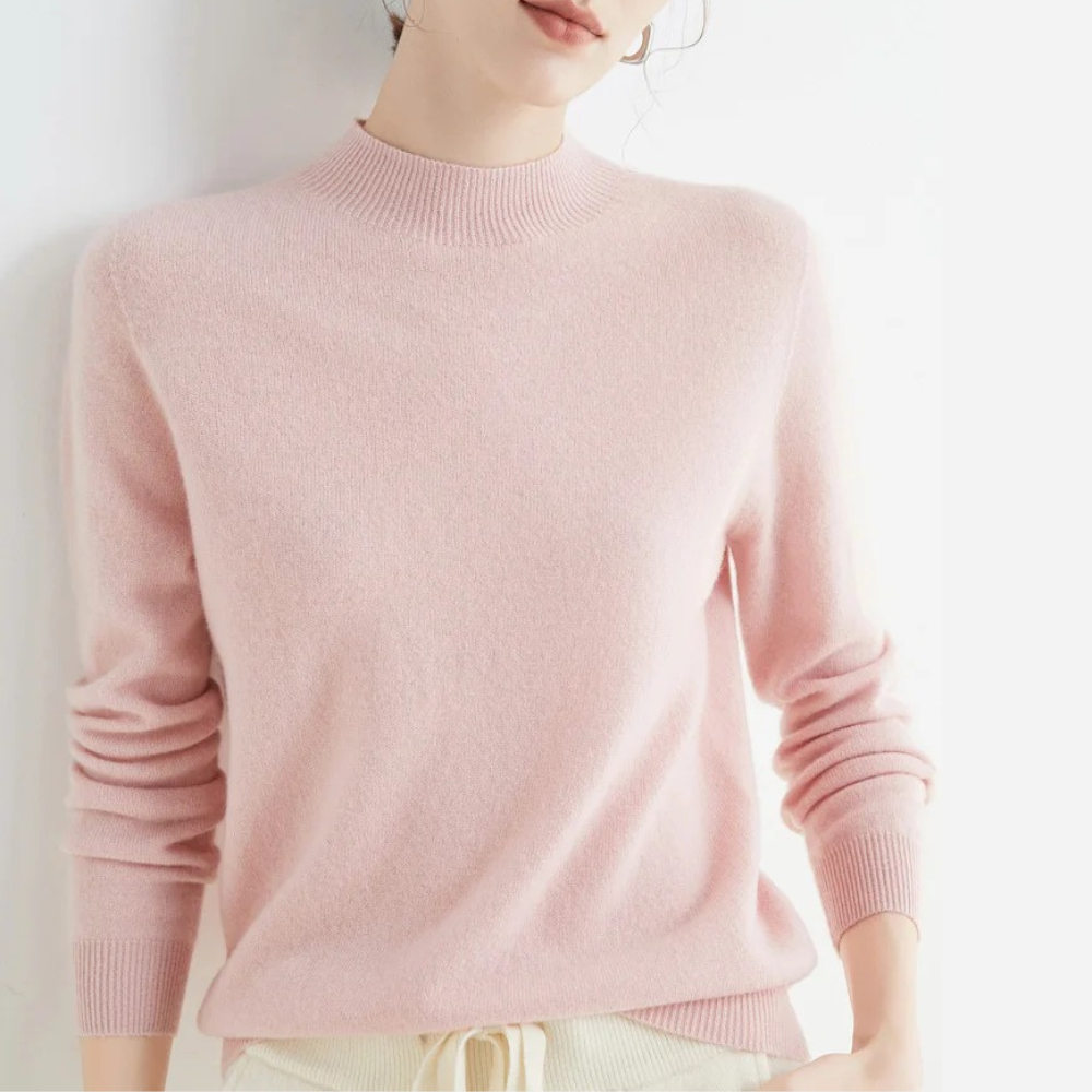 Maglione Donna in Cashmere Morbido Girocollo Invernale