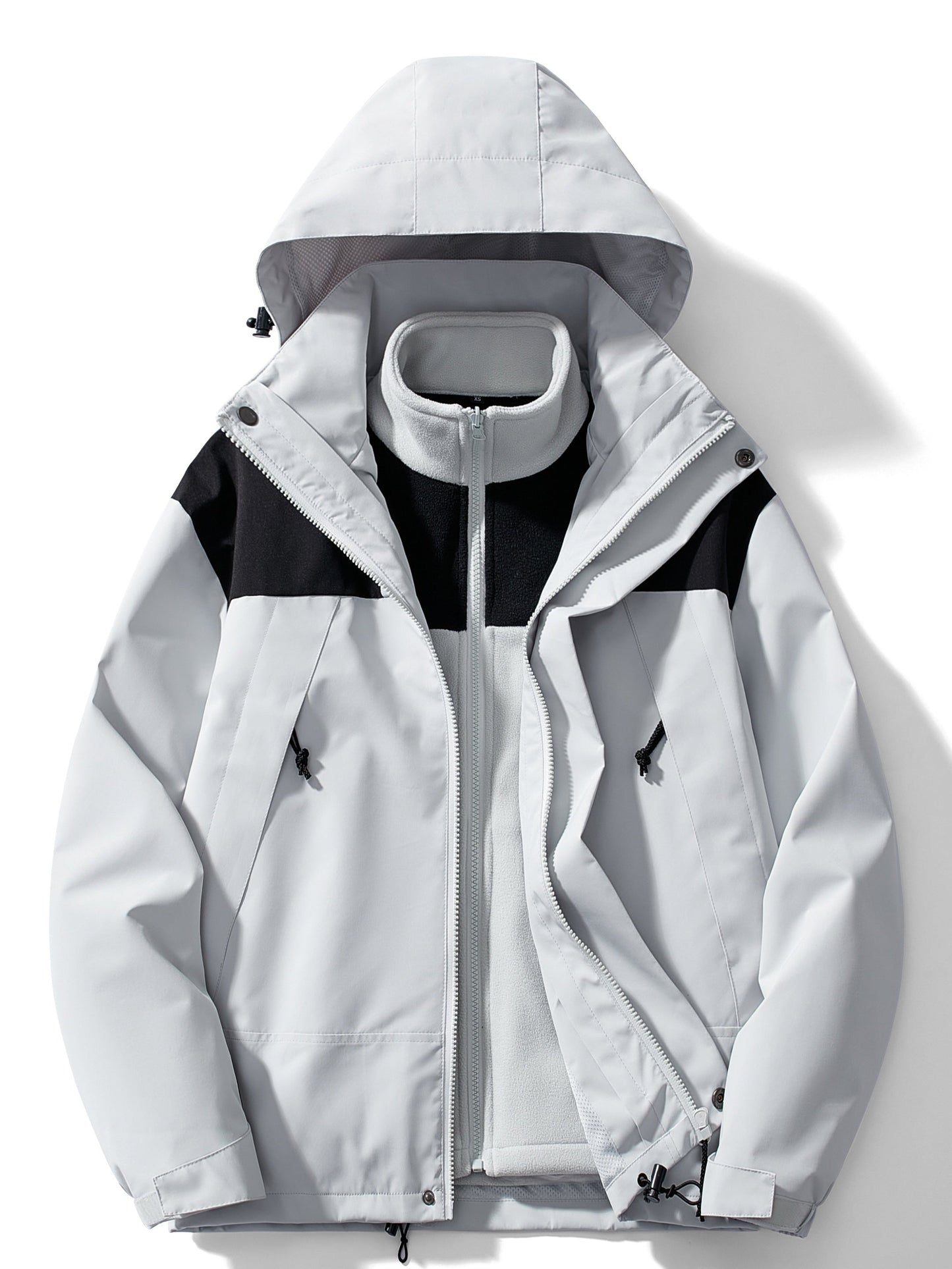 Giacca Invernale Uomo in con Cappuccio Stile Multifunzionale