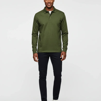 Polo Uomo Manica Lunga Classica Cotone