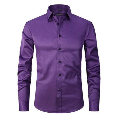 Camicia Uomo Elasticizzata Manica Lunga