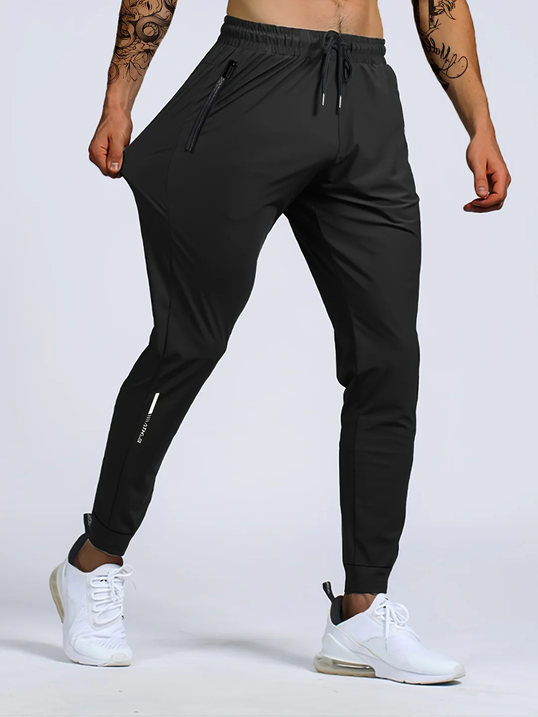 Pantaloni Sportivi Uomo in Tessuto Elasticizzato con Zip - Brentozzi