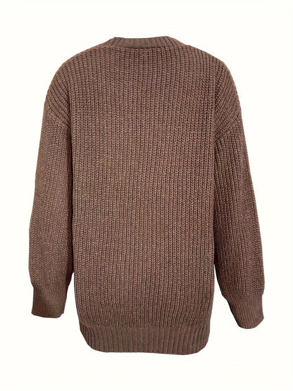 Cardigan Donna Casual Cotone Maglia Morbida