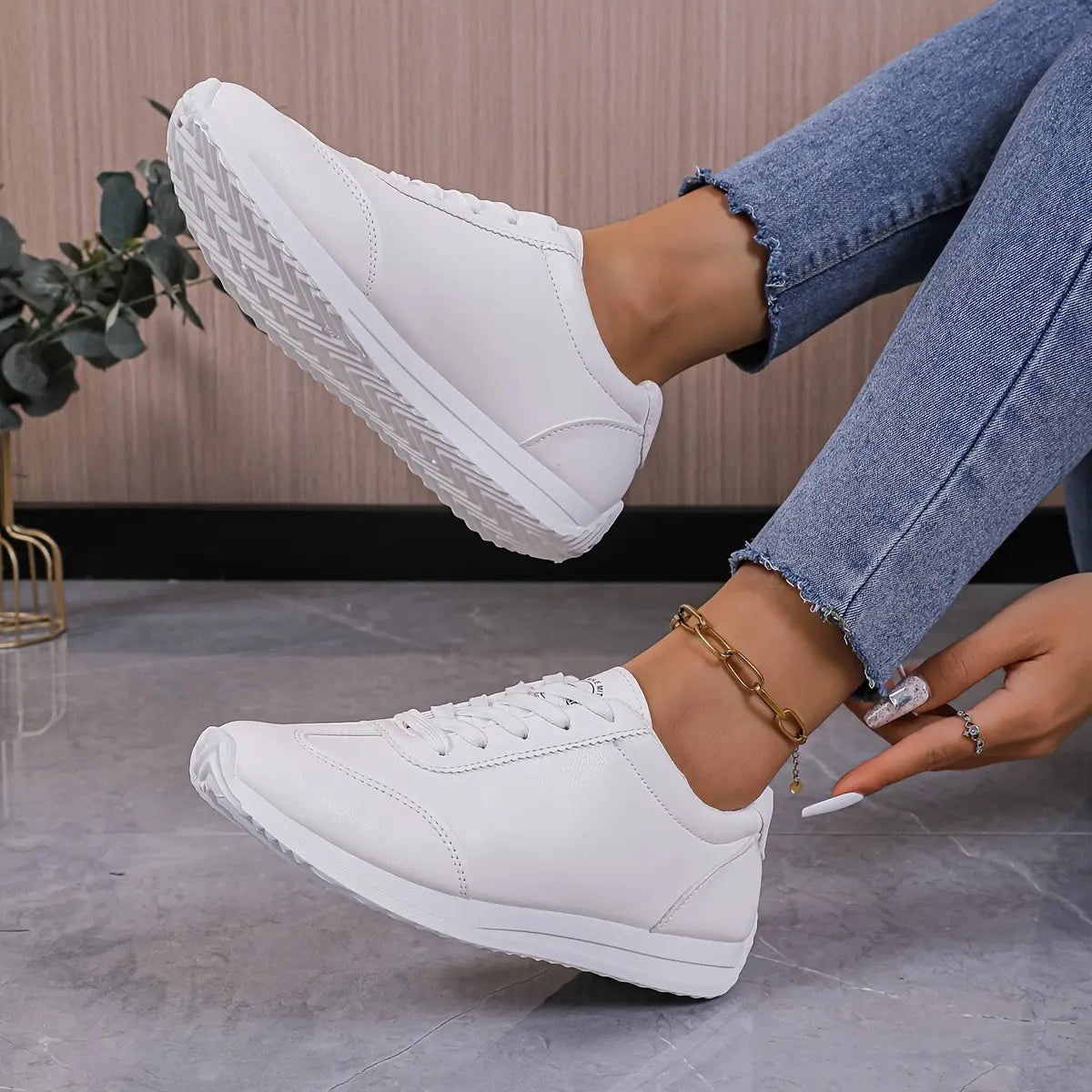 Sneaker Donna Comode Tessuto Traspirante