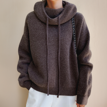Felpa Donna Soft Touch con Cappuccio Regular Fit