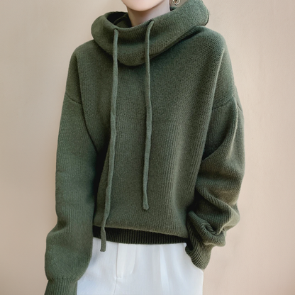 Felpa Donna Soft Touch con Cappuccio Regular Fit