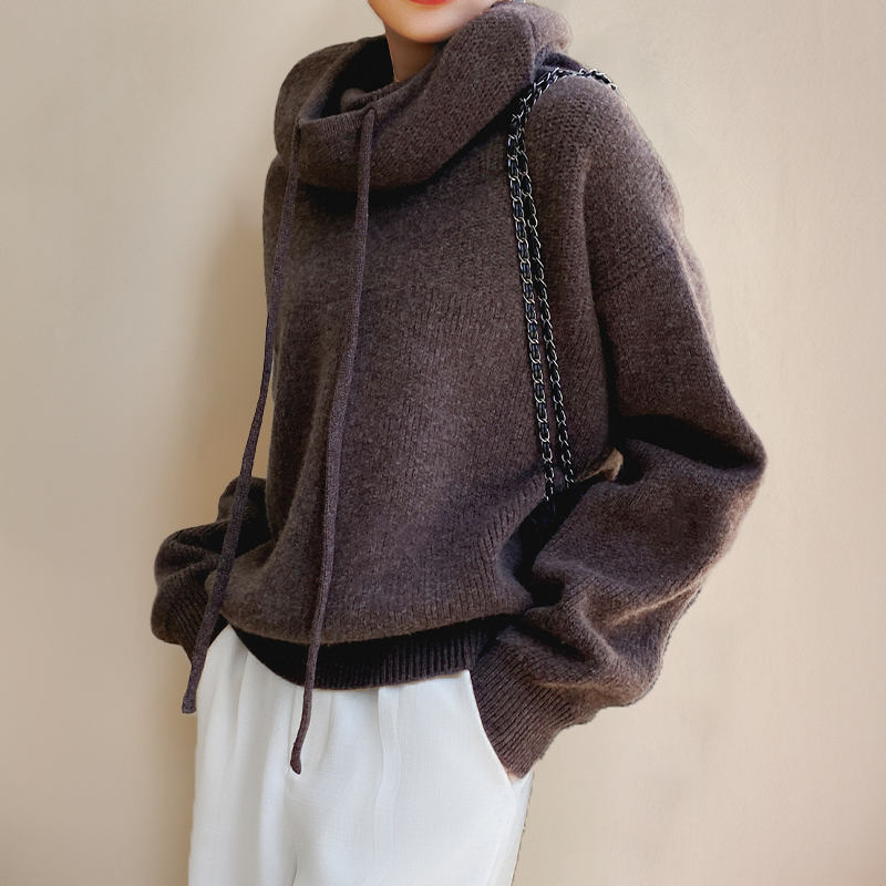Felpa Donna Soft Touch con Cappuccio Regular Fit