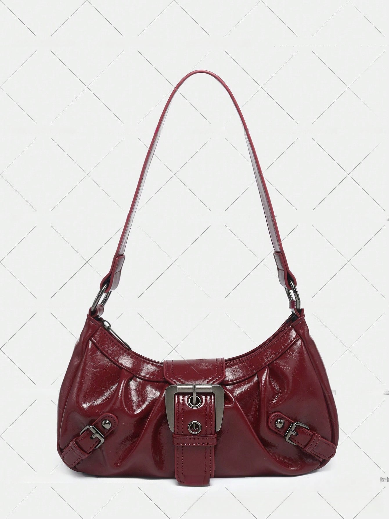 Borsa Tracolla Donna Vintage con Borchie Stile Y2K