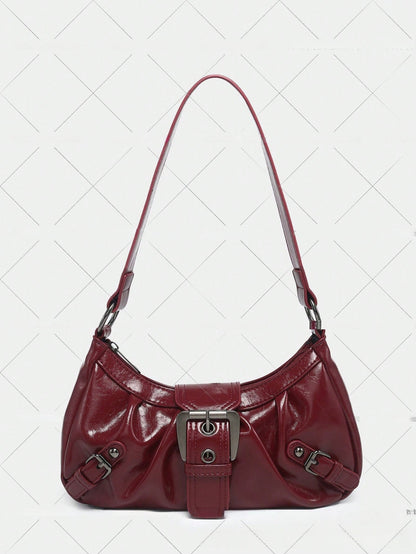 Borsa Tracolla Donna Vintage con Borchie Stile Y2K