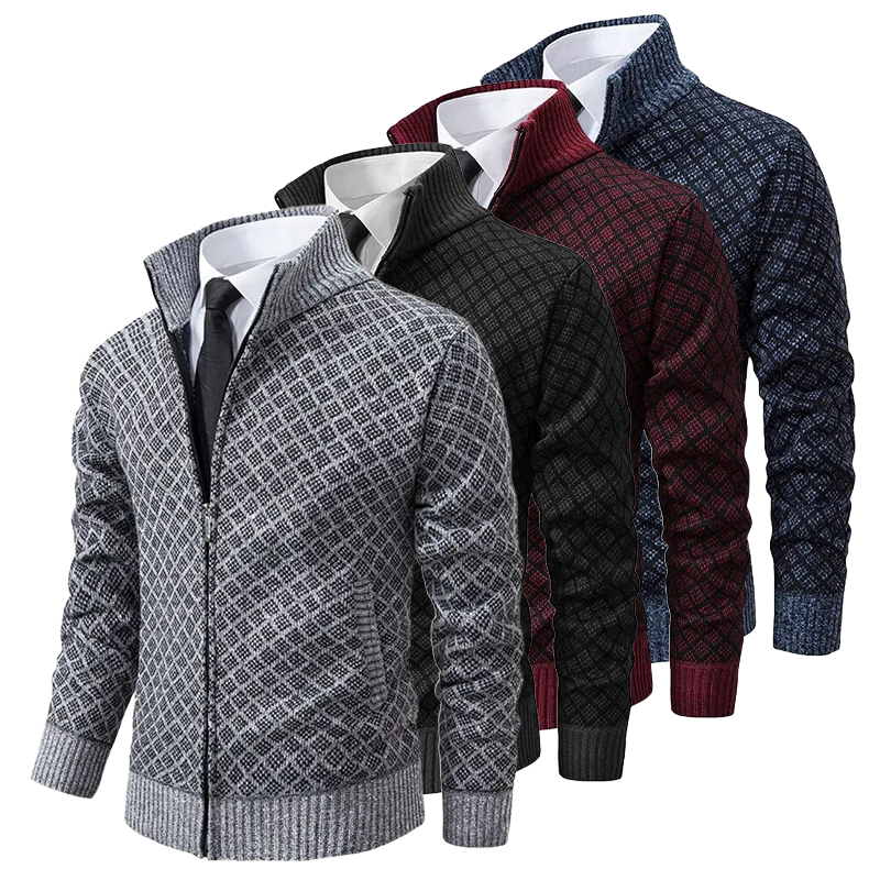 Maglione Uomo Lavorato a Maglia Design Classico Elegante