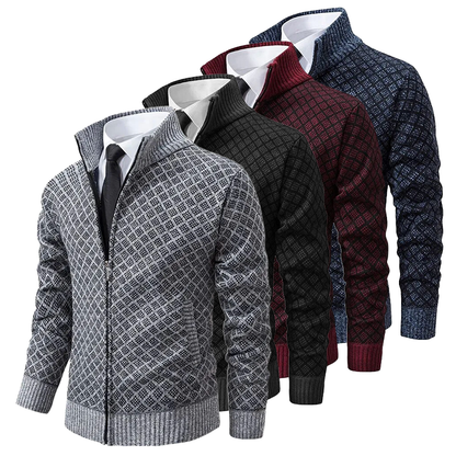 Maglione Uomo Lavorato a Maglia Design Classico Elegante