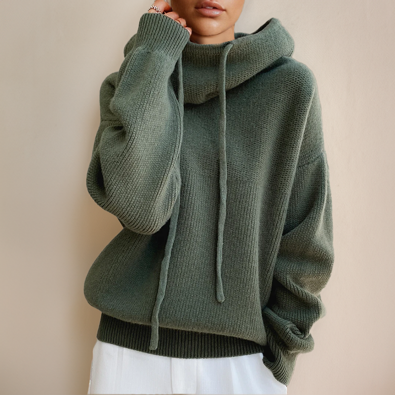 Felpa Donna Soft Touch con Cappuccio Regular Fit - Brentozzi