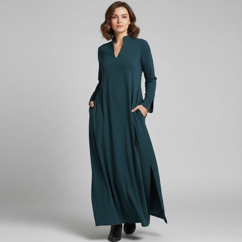 Abito Lungo Donna Linea Dritta