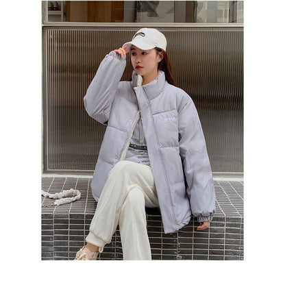 Giacca Piumino Donna Reversibile Due Lati Imbottita