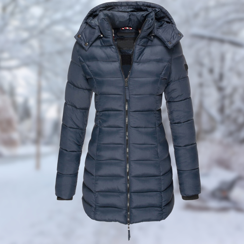 Giacca Invernale Mezza Lunghezza Donna Calda Elegante - Brentozzi