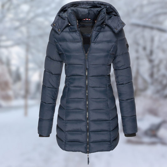 Giacca Invernale Mezza Lunghezza Donna Calda Elegante - Brentozzi