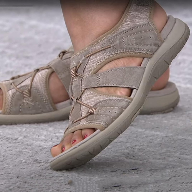 Sandali Ortopedici Uomo con Chiusura a Velcro Regolabile
