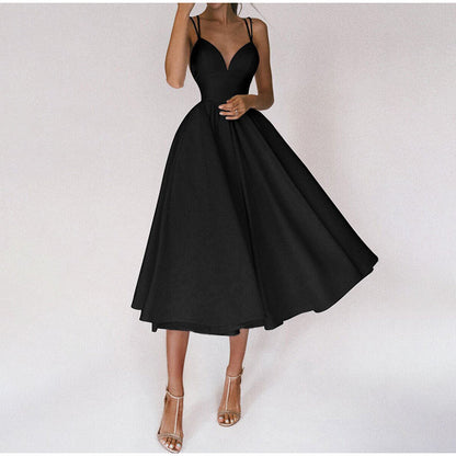 Abito Midi Donna Elegante Cerimonia