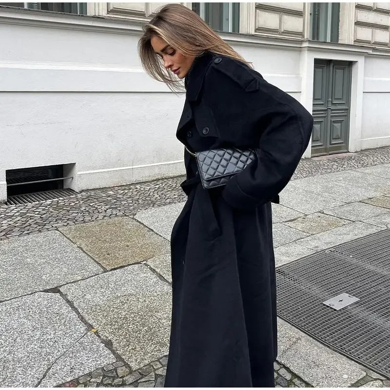 Cappotto Invernale Donna Lungo Oversize Caldo