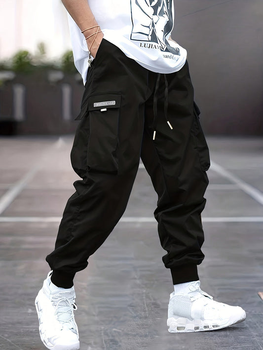 Pantaloni Cargo Uomo Tasche Multiple Vestibilità Regolare - Brentozzi