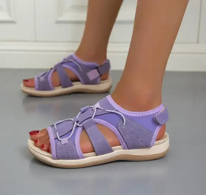 Sandali Ortopedici Uomo con Chiusura a Velcro Regolabile