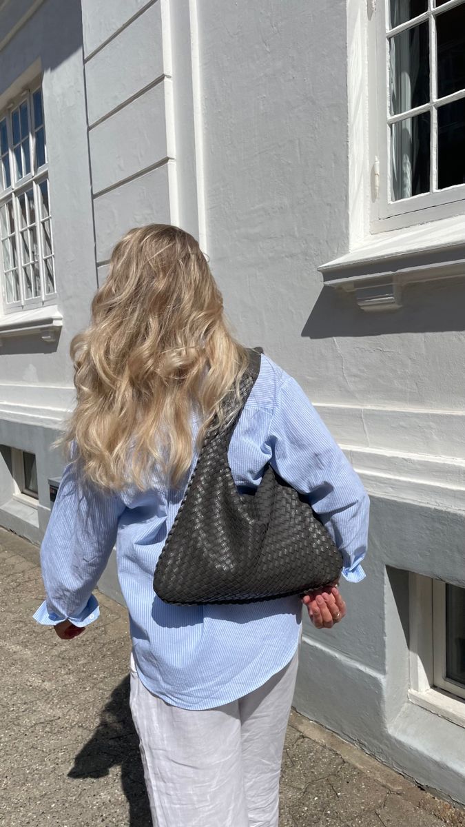 Borsa Donna Tessuto Intrecciato Elegante e Comoda Quotidiana