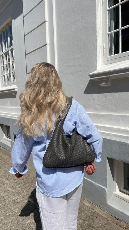 Borsa Donna Tessuto Intrecciato Elegante e Comoda Quotidiana