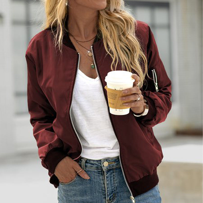 Giacca Donna Casual Manica Lunga Traspirante