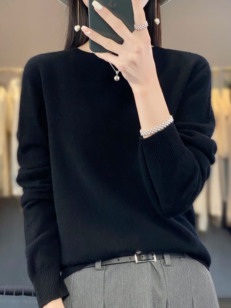 Maglione Donna Caldo in Tessuto Morbido Regular Fit