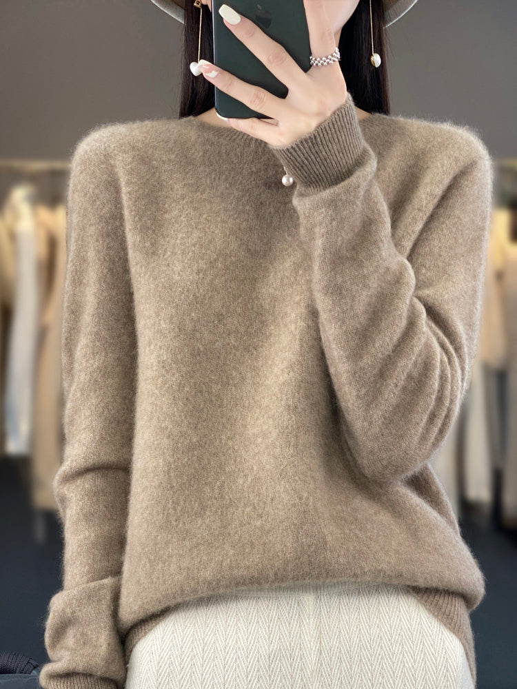 Maglione Donna Caldo in Tessuto Morbido Regular Fit
