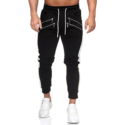 Pantaloni Jogging Uomo con Tasche con Zip Comodi