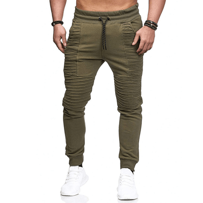 Pantaloni Jogging Uomo con Bordo a Costine Comodi Stilosi - Brentozzi