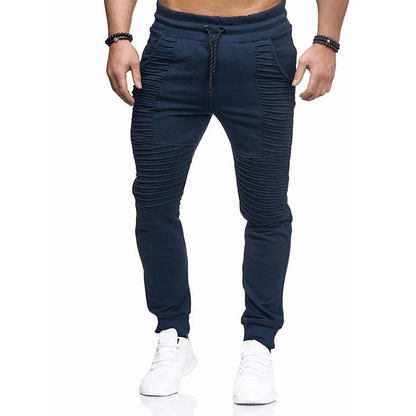 Pantaloni Jogging Uomo con Bordo a Costine Comodi Stilosi