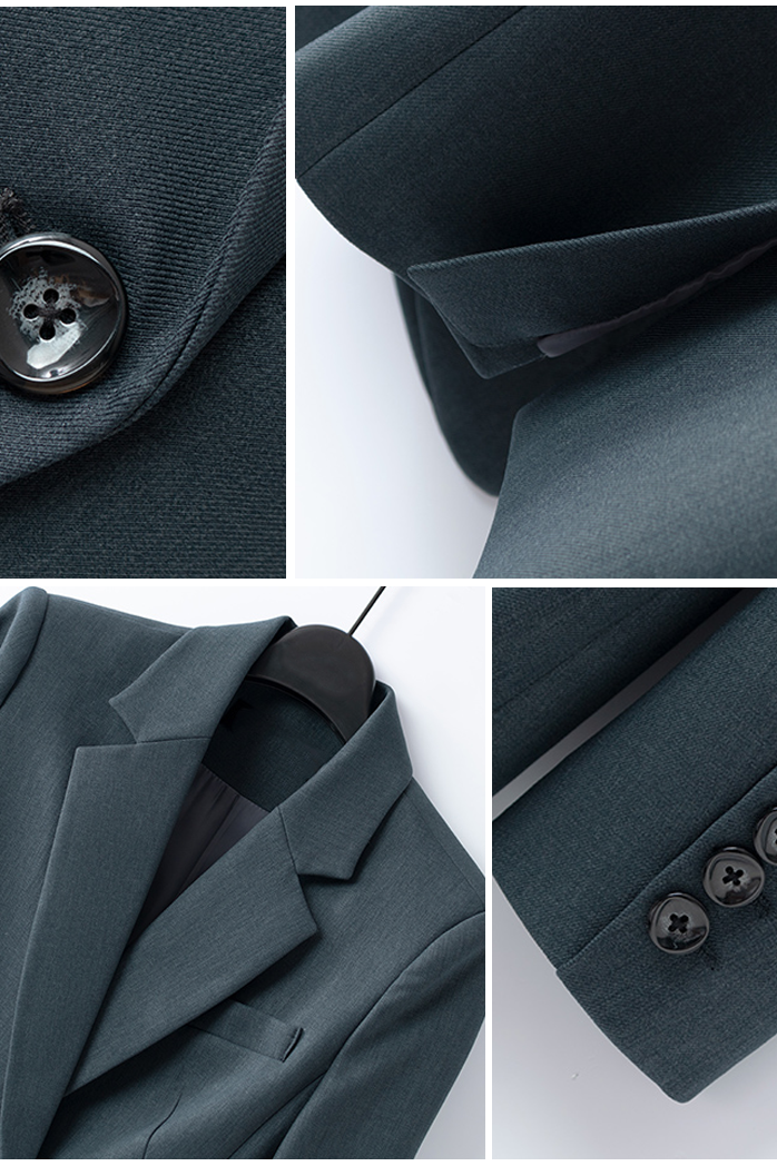 Blazer Donna Elegante Classico Vestibilità Regolare
