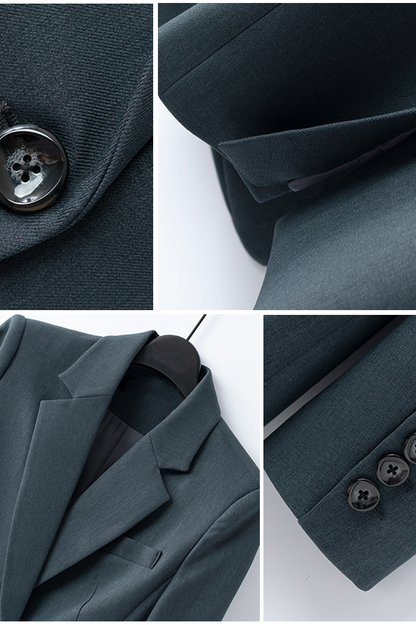 Blazer Donna Elegante Classico Vestibilità Regolare