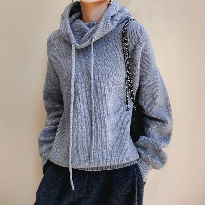 Felpa Donna Soft Touch con Cappuccio Regular Fit