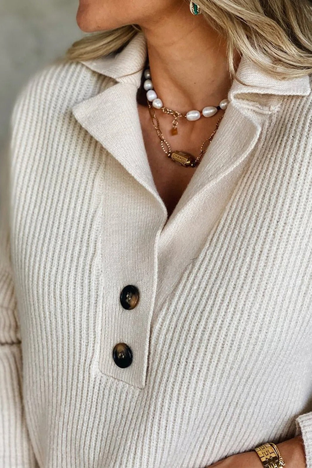 Maglione Donna Manica Lunga Classico