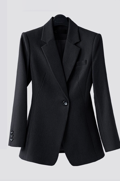 Blazer Donna Elegante Classico Vestibilità Regolare