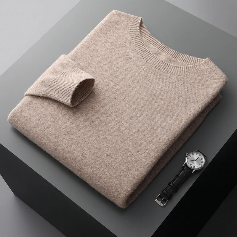 Maglione Uomo Girocollo Classico Vestibilità Regolare