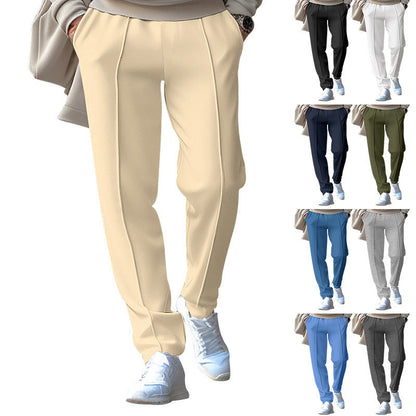 Pantaloni Uomo Casual Comodi Vestibilità Regolare