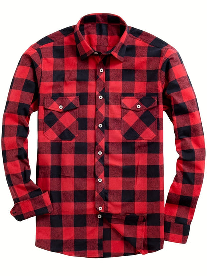Camicia Uomo Manica Lunga Fantasia Quadri